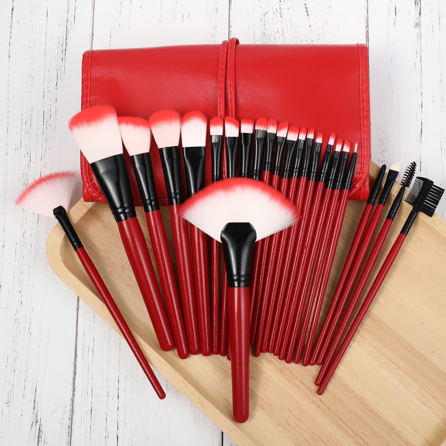 24 Makeup Brushes Set Portable Storage Bag 24 Makeup Brushes Set Portable Storage Bag